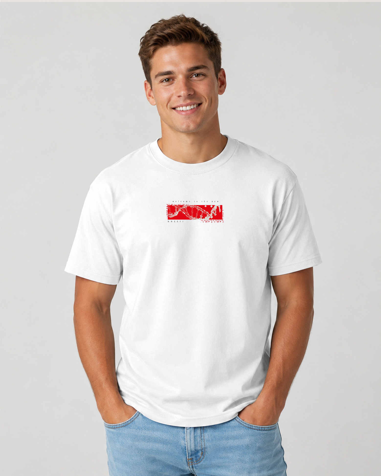One Blood Premium Tee — White - Image 4