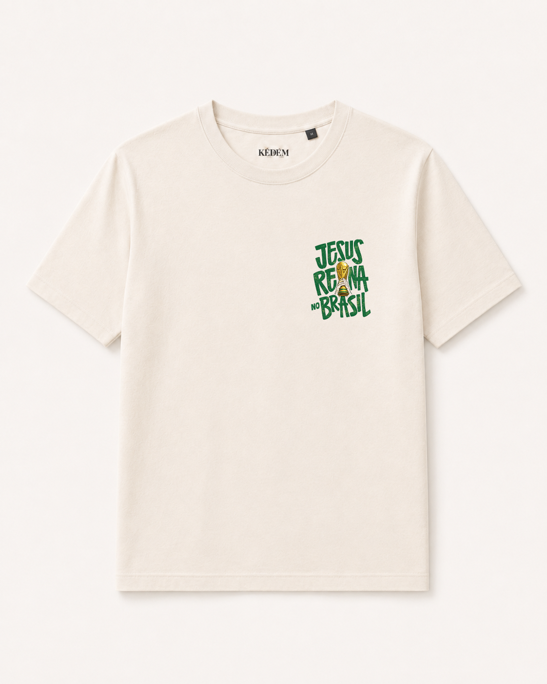 Jesus Reina no Brasil Premium Tee - Image 3